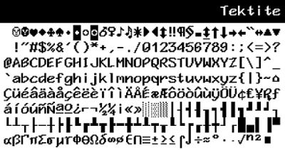 PICO-8 Programming Fonts Image