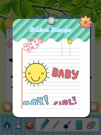 Safari Animals Drawing Coloring Book - Cute Caricature Art Ideas pages for kids screenshot