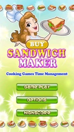 Sandwiches Maker Free - Cooking Games Time Management : the Best ingredients making Fun Game for Kids and girls - Cool Funny 3D meal serving puzzle App - Top Addictive Sandwich cookery Apps Image
