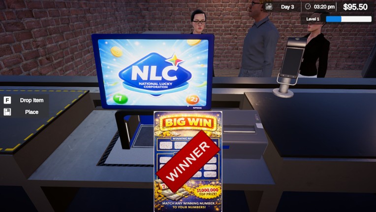 Smoke & Lottery Simulator screenshot