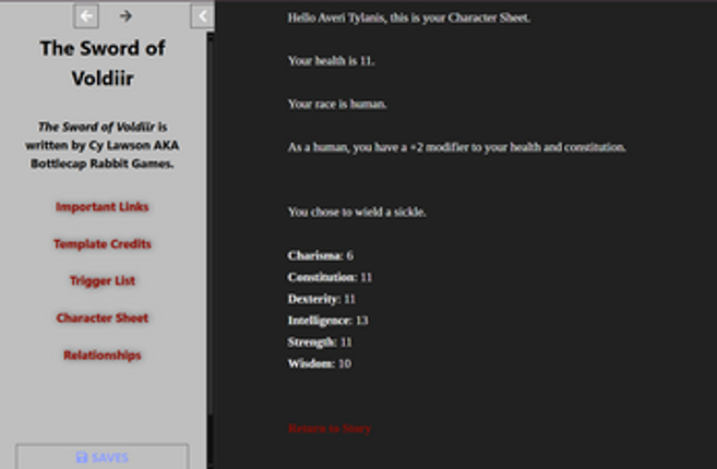 The Sword of Voldiir screenshot