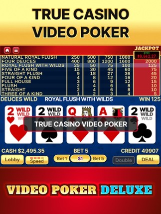 Video Poker Deluxe screenshot