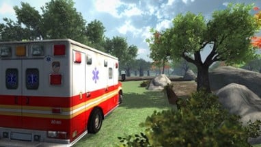 Ambulance Parking - Emergency Hospital Driving Free Image