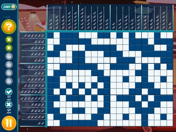 Christmas Griddlers Journey to Santa screenshot