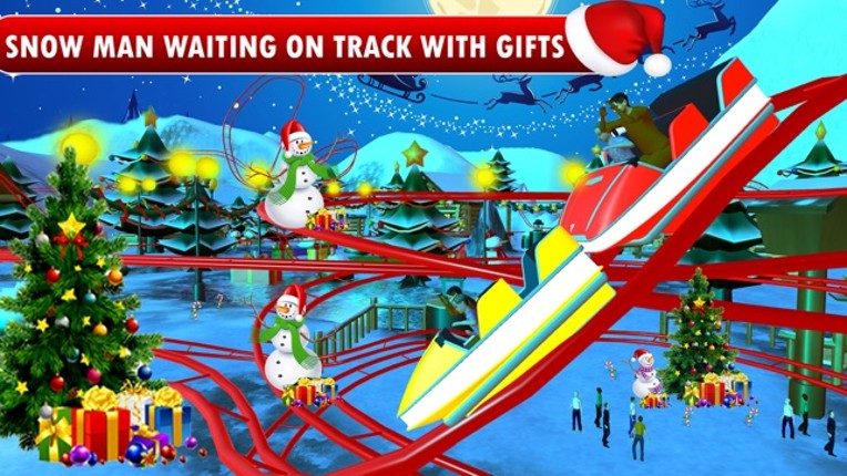 Christmas Roller Coaster Ride 3D screenshot