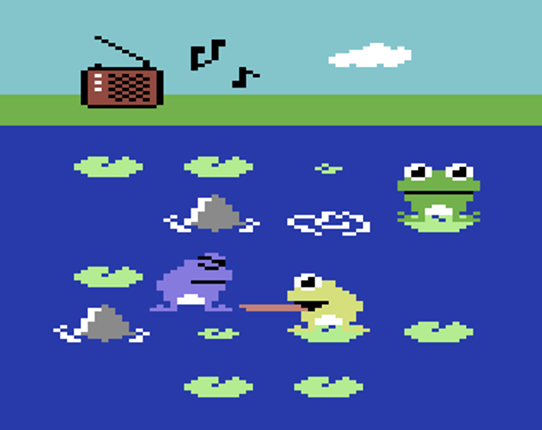 FROGS (C64) Game Cover