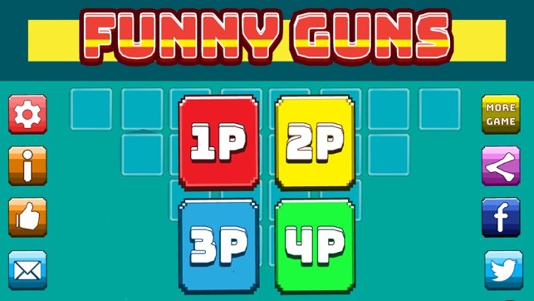 Funny Guns - 2, 3, 4 Player Shooting Games Free screenshot