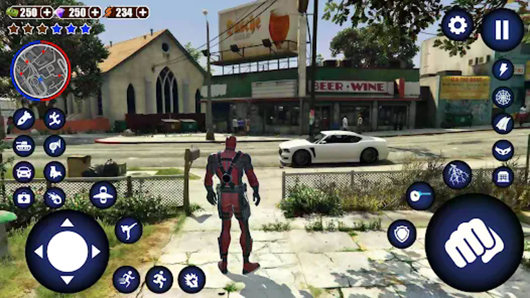 Miami Rope Hero Spider Game 2 screenshot