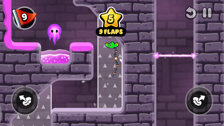 Super Flappy Golf screenshot