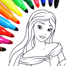 Princess Coloring Game Image