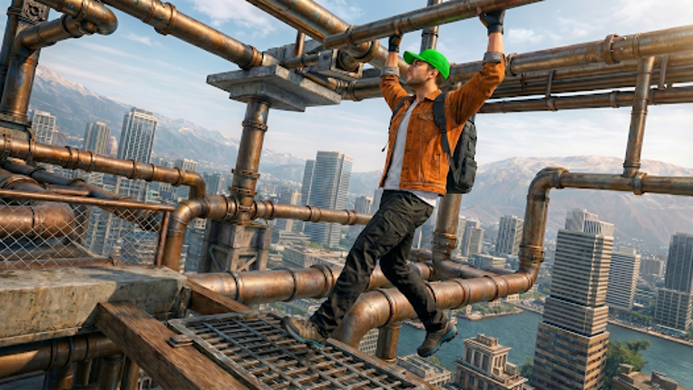 Going Up Rooftop Sky Parkour screenshot