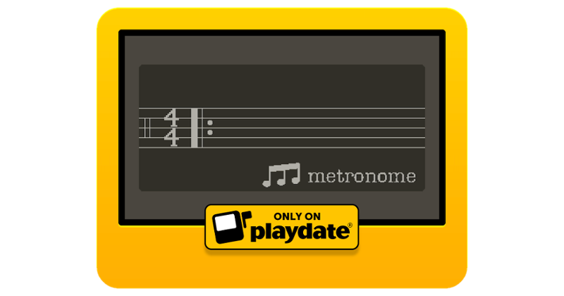 Metronome for Playdate Game Cover