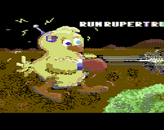 Run Rupert Run...! - C64 Game Cover