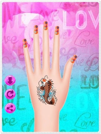 Nail Salon Spa - dress up and makeover games play free tattoo &amp; makeup girls screenshot