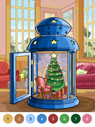 Paint by Number Coloring Game screenshot