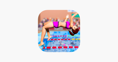 Real Summer Swimming Pool Race Image