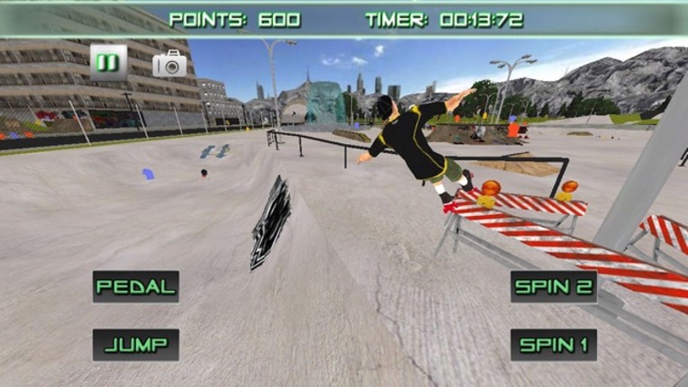 Roller Skating 3D Fun Top Speed Skater Racing Game screenshot