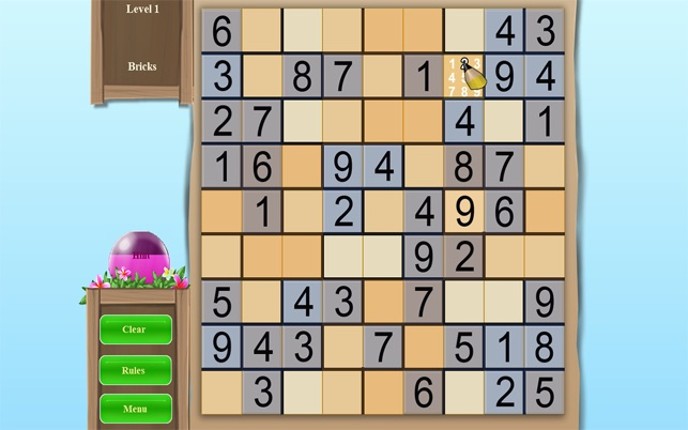 Sudoku Vacation screenshot