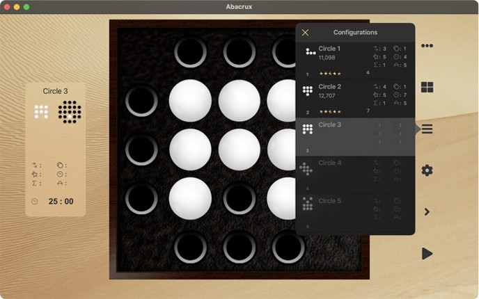 AbaCruX - Peg Solitaire screenshot