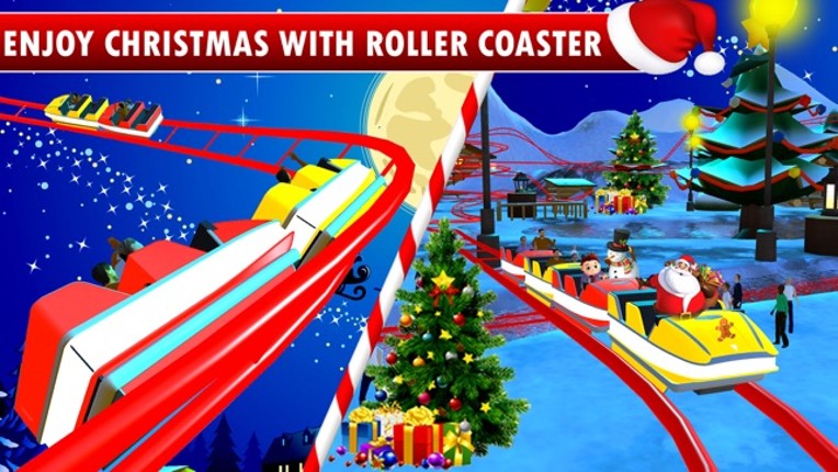 Christmas Roller Coaster Ride 3D screenshot