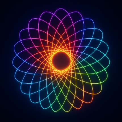 Cosmic Spirograph Generator Image