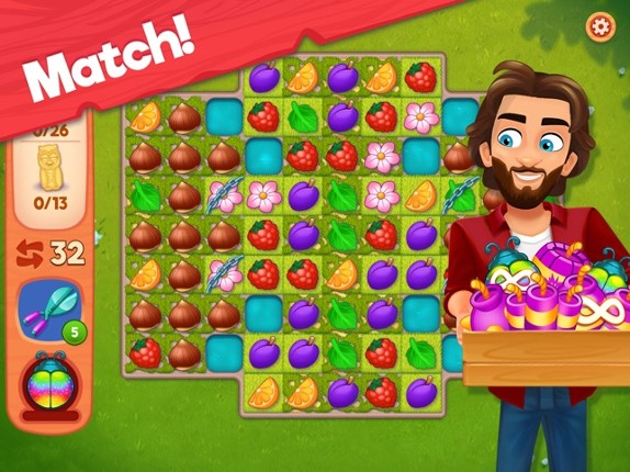 Delicious B&B: Decor & Match 3 screenshot