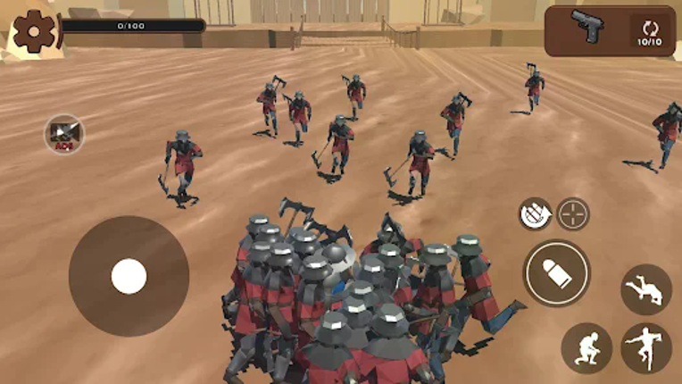 Bring a gun to a sword fight Image