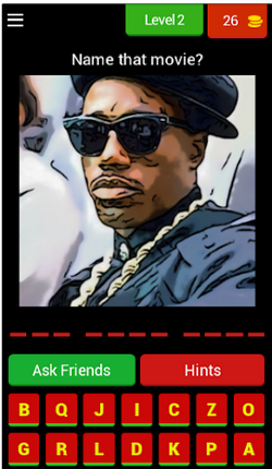 Black Movie Guess Quiz Image