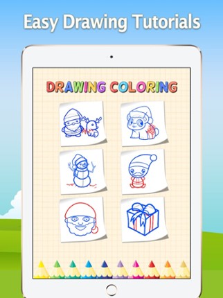 How to Draw Merry Christmas : Drawing and Coloring screenshot
