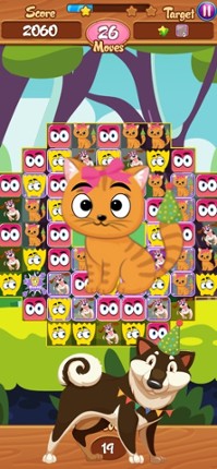 Monster Swipe Match3 Dogs Cats screenshot