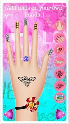Nail Salon Spa - dress up and makeover games play free tattoo &amp; makeup girls screenshot