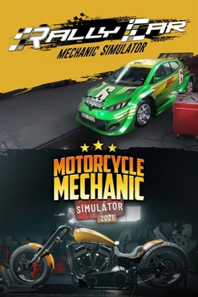 Rally Car Mechanic x Motorcycle Mechanic Simulator 2021 Image