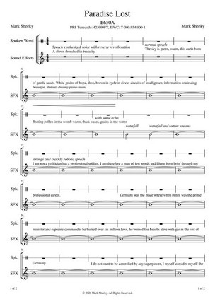 Sheet Music & Lyrics: Tree Of Keys Image