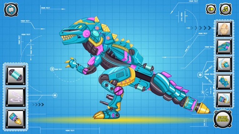 Steel Dino Toy: Mechanic Tyrannosaurus Image