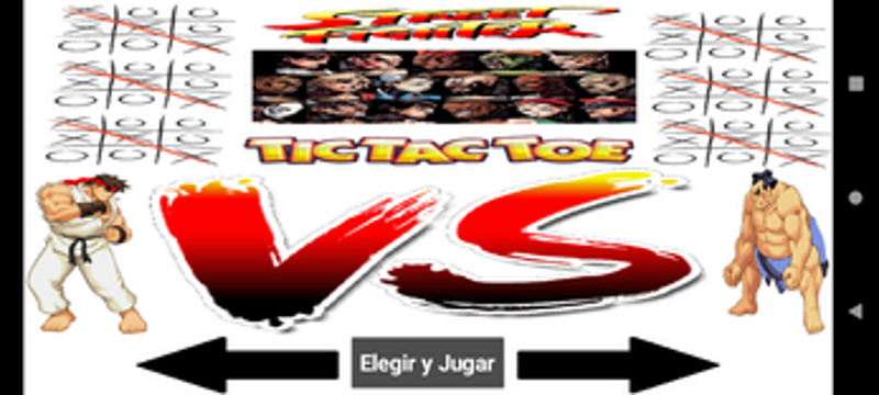 Street Fighter X Tic-Tac-Toe Image