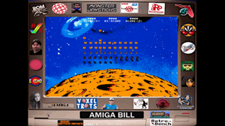 ASCII Bill Invaders (Amiga) screenshot