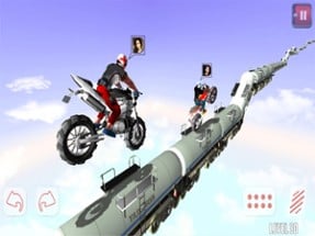 Dirtbike Roof Top Racing Game Image