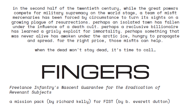 Games like FINGERS (a mission pack for FIST)