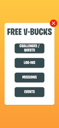 Fort Quiz and V-Bucks screenshot