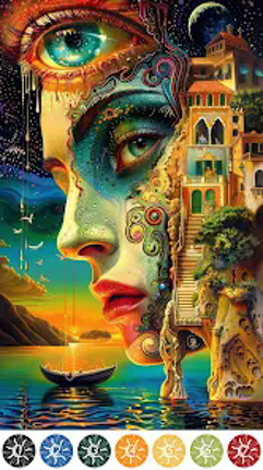 Surreal Color Paint By Number screenshot