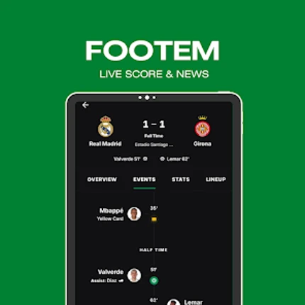 Footem: Live Scores & News Image