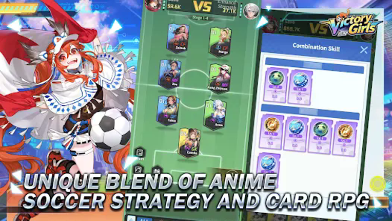 Victory Girls: Anime Soccer screenshot