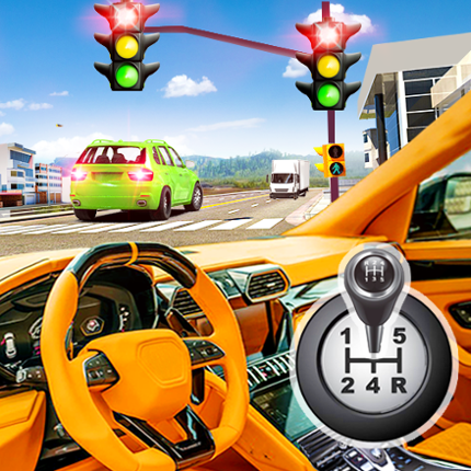 Modern Car Driving School Game Image