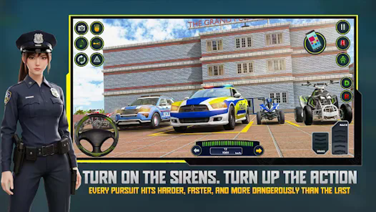Police Cop Game Car Chase 3D Image