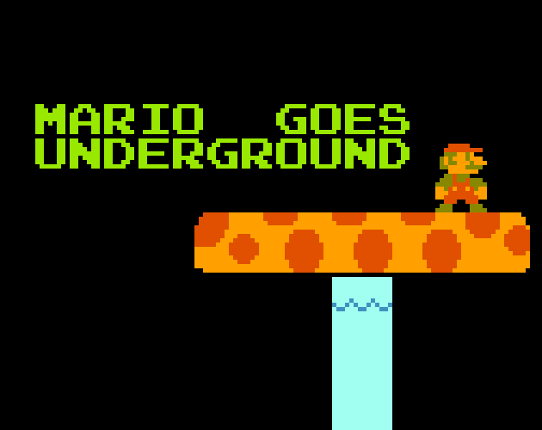 Mario Goes Underground Game Cover