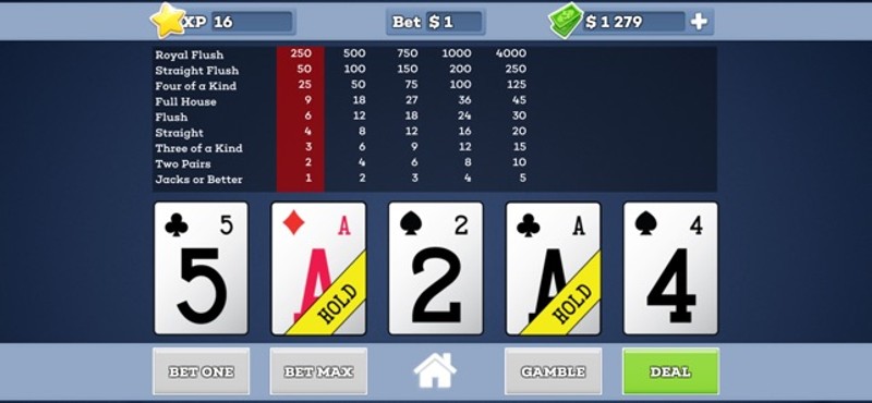 Jacks Or Better * Video Poker screenshot