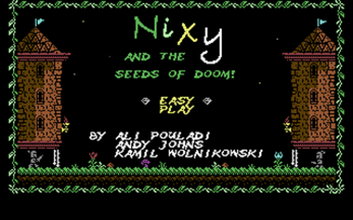 Nixy and the Seeds of Doom (Commodore 64) screenshot