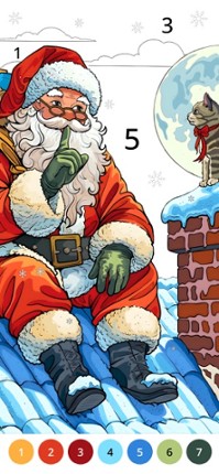 Paint by Number Coloring Game screenshot