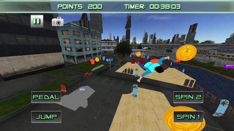 Roller Skating 3D Fun Top Speed Skater Racing Game screenshot