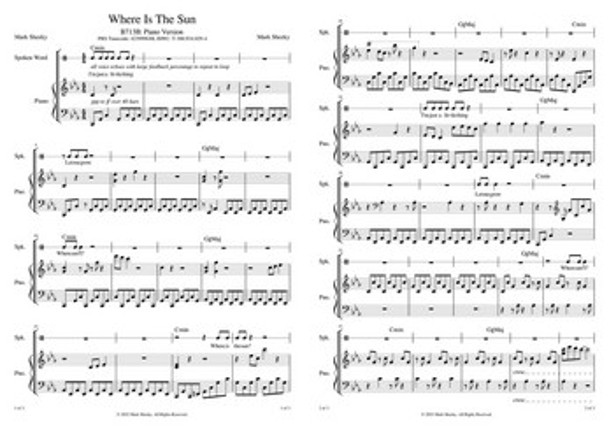 Sheet Music & Lyrics: Tree Of Keys Image